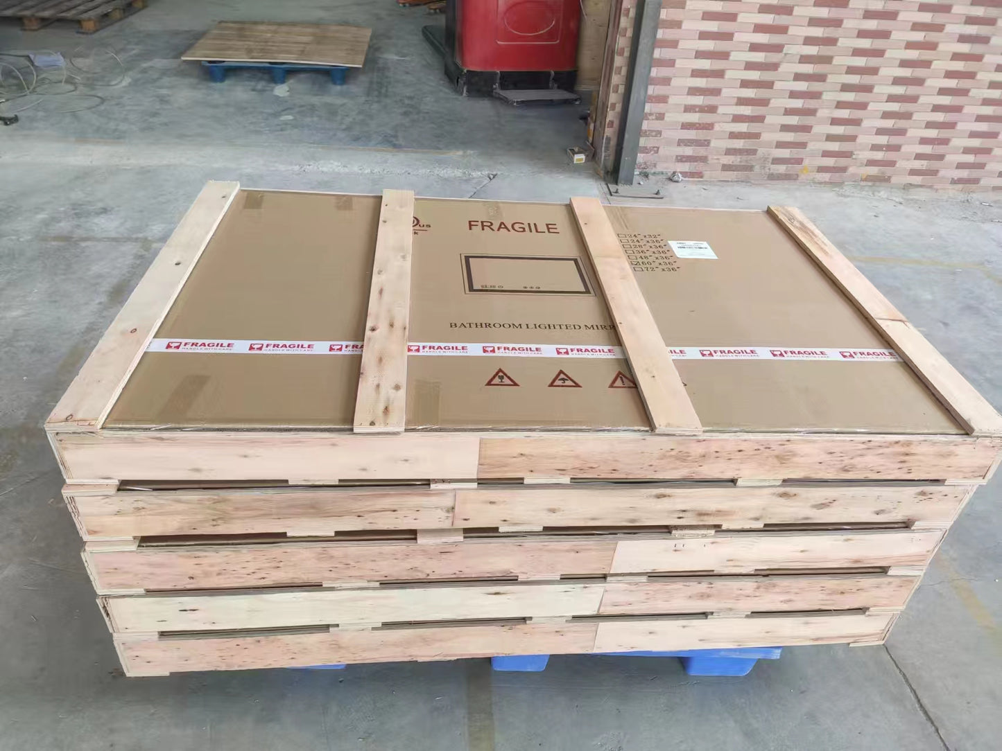 72"*36"LED Wall Mounted Backlit Vanity Framed Bathroom LED Lighted Mirror With Clock