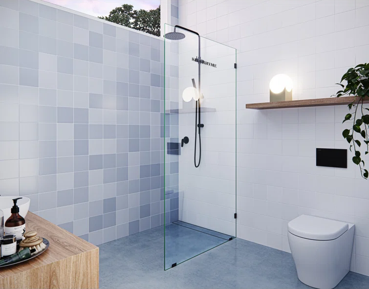 KIVA RHYME High Quality Glass Bath Screen