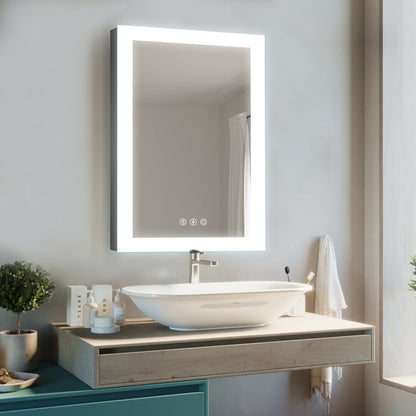 Envy24"X36"T-LED Lighted Bathroom Makeup Mirror