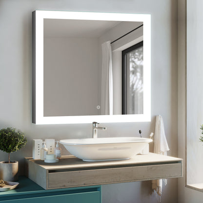 Envy36"X36"O-Square Wall Mounted Backlit LED Mirror