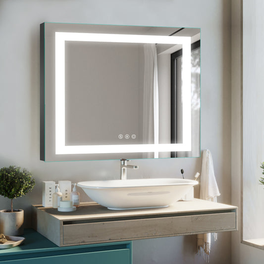 HILTON36"X60"T-LED Lighted Bathroom Makeup Mirror
