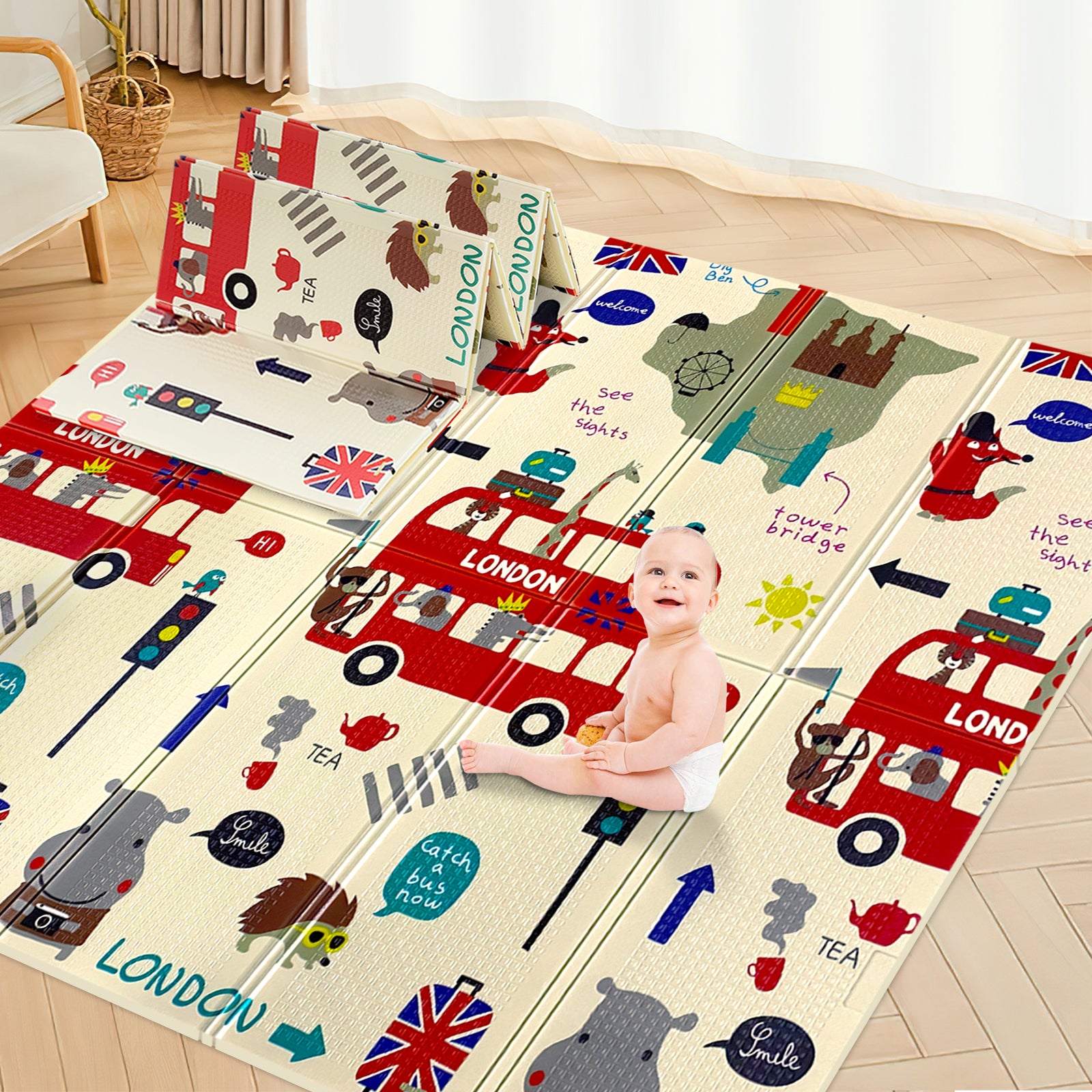 Baby Extra Large Play Mat for Floor
