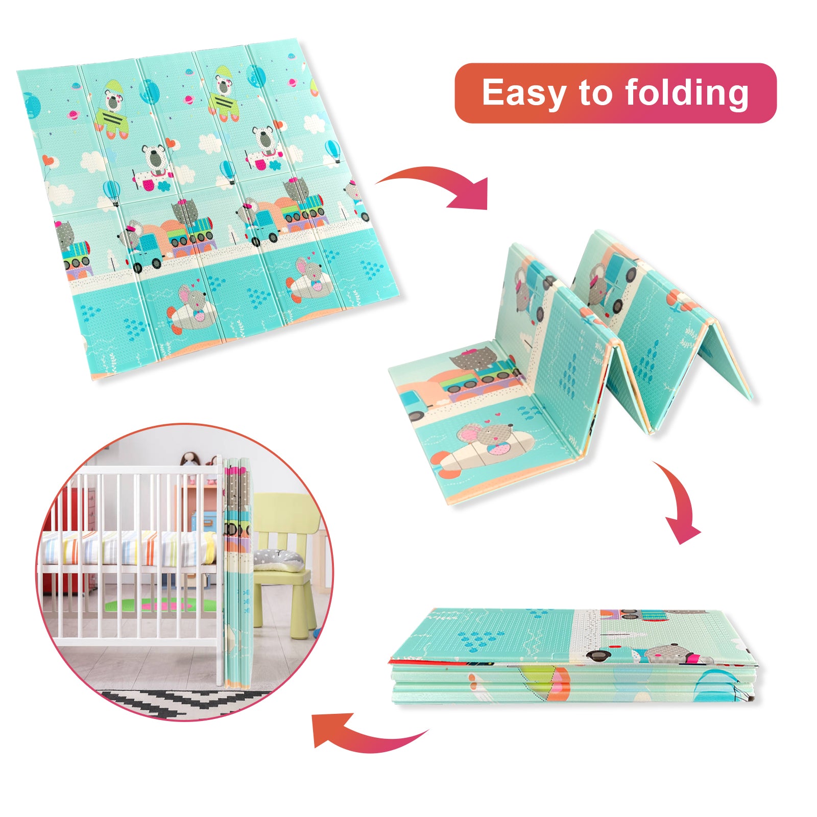Baby Crawling Mat for Sale | Thick Baby Play Mat For Floor
