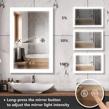 Envy36"X36"D-Square Wall Mounted Backlit LED Mirror
